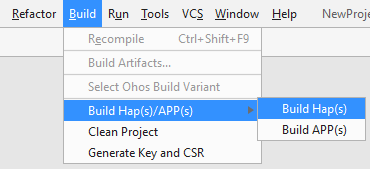 build hap