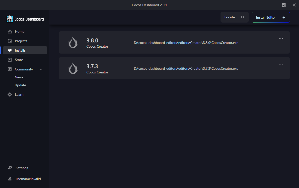 cocos-dash-board