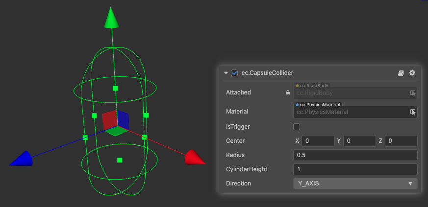 Capsule Collider Component