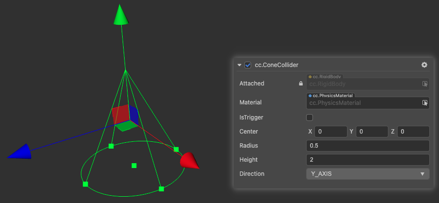 Cone Collider Component