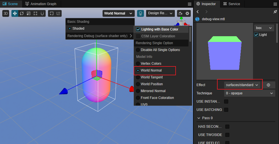 debug preview