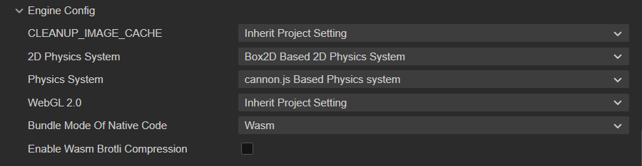 Engine Config