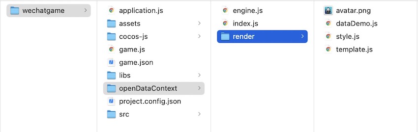 folder structure