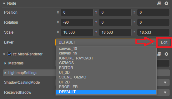 node layer edit